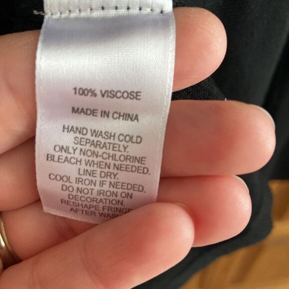 Spicy Sandra Black Knitted Lond Sleeve Open Front Cardigan new without tag - Picture 5 of 5